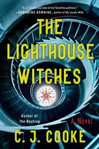 The Lighthouse Witches by C.J. Cooke - a descending spiral staircase that ends in a seven-pointed star (also known as the faerie or elven star)