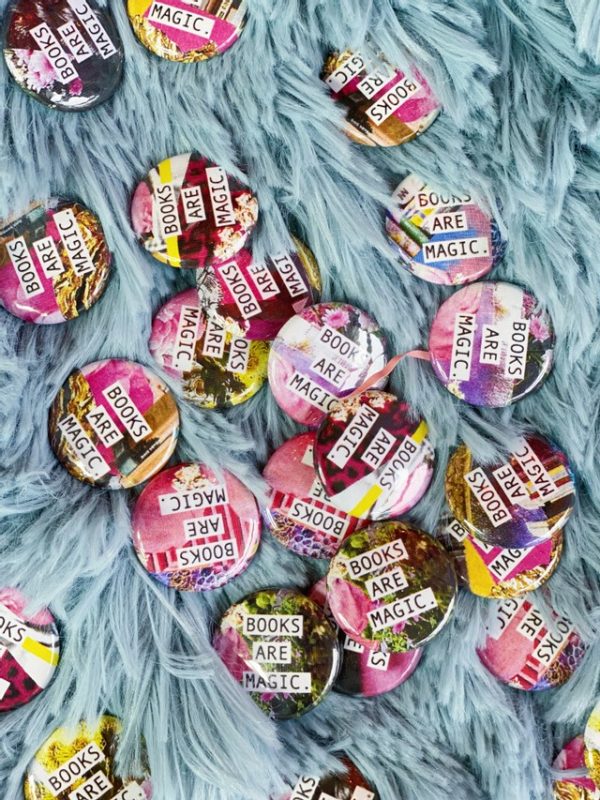 Books Are Magic pin