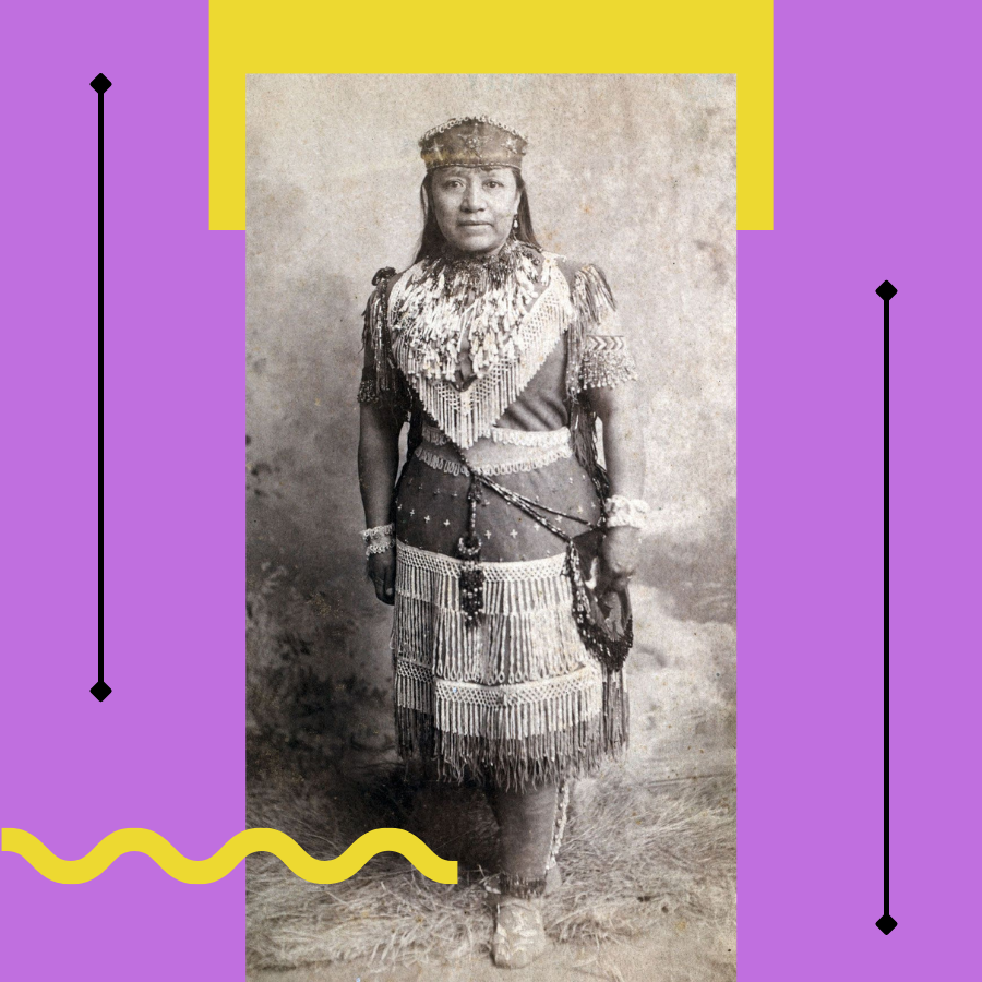 sarah winnemucca in black and white historical photo