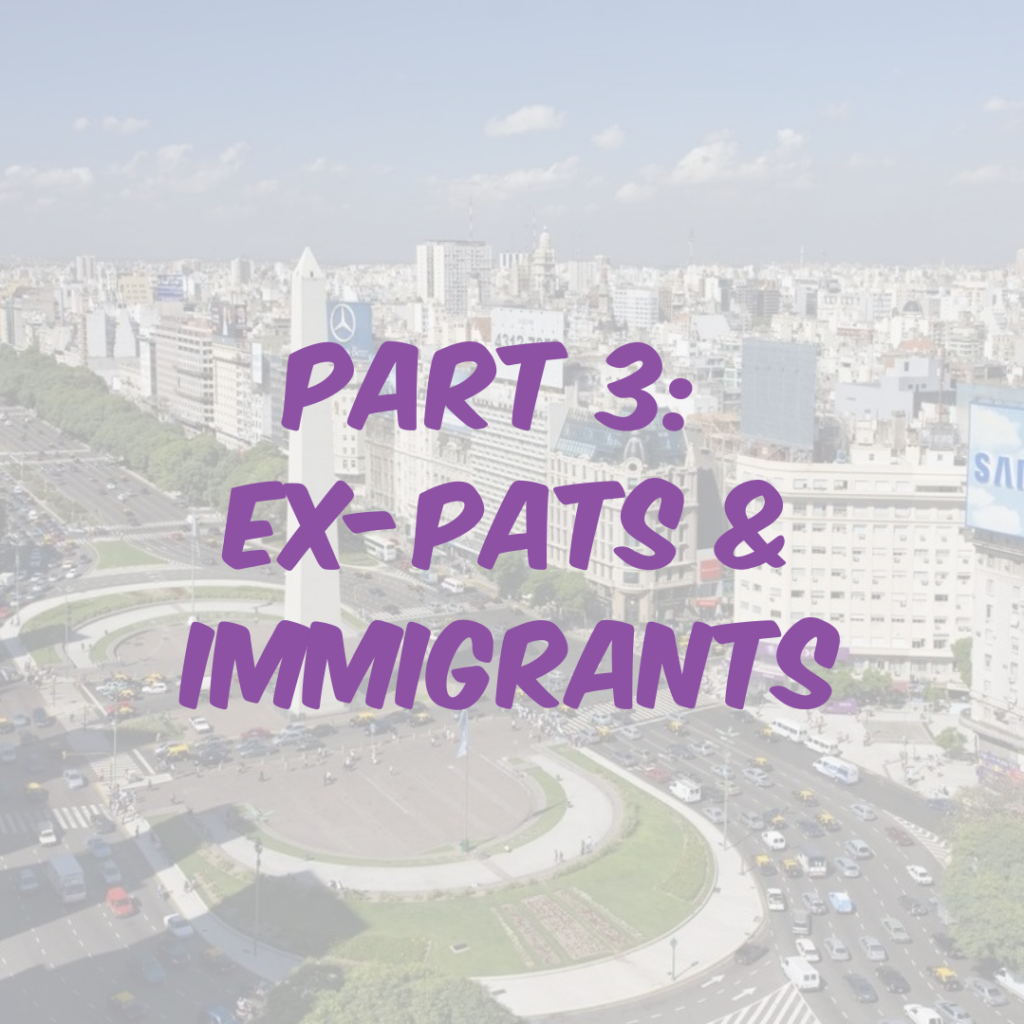ex-pats and immigrants