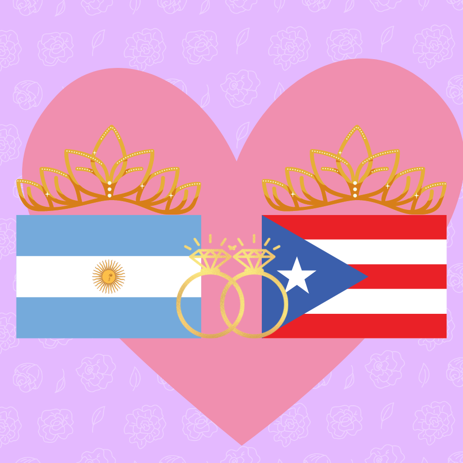 Miss Argentina and Miss Puerto Rico Get Married